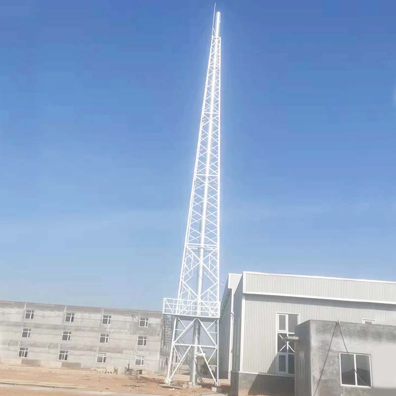 Hot Dip Galvanized GFL Triangular Steel Protection Tower ປ້ອງກັນຟ້າຜ່າ